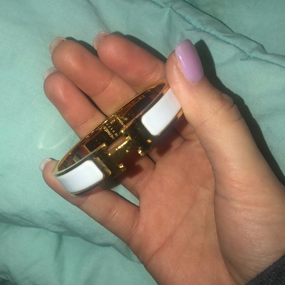 Hermes Jewelry - Hermès clic H link bracelet. Size PM